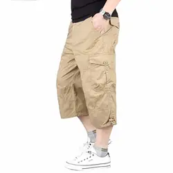 Мужские шорты летние военные пляжные шорты тактические брюки карго шорты с большим количеством карманов свободные альпинистские