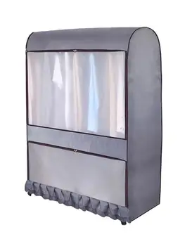 

High Quality Oxford cloth Holders Floor-Standing Hanger Cover Drying Rack Dust Cover Storage Bag
