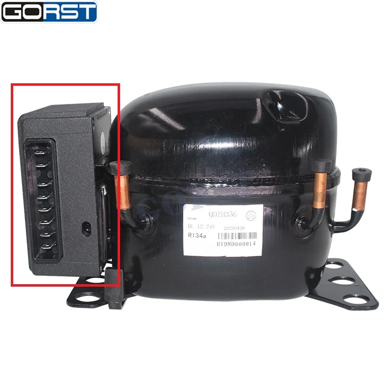12V 24V DC Electric BOX Controller for QDZH35G Car Refrigeration Air Compressor Fridge Freezer Marine Solar R134a