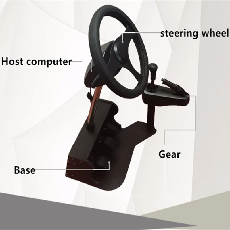 Новый компьютер гоночная игра рулевое колесо двойной USB автомобильный симулятор