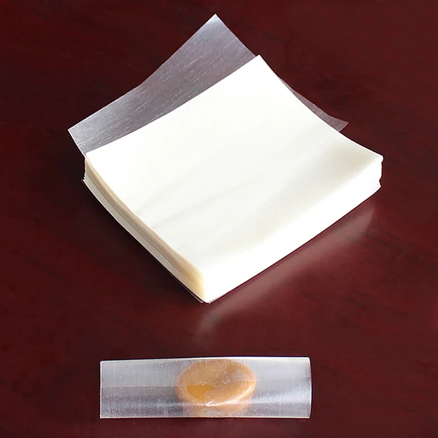 500 Sheets Edible Glutinous Rice Paper Practical Candy Sugar Coated  Wrapping Paper Nougat Edible Paper Transparent