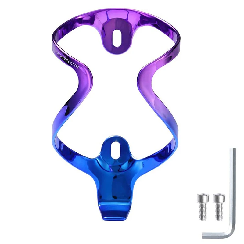 Teyssor Bike Water Bottle Holder,Aluminum Alloy Bicycle Water Bottle Cage for Mountain Bike Road Bike Folding Bike