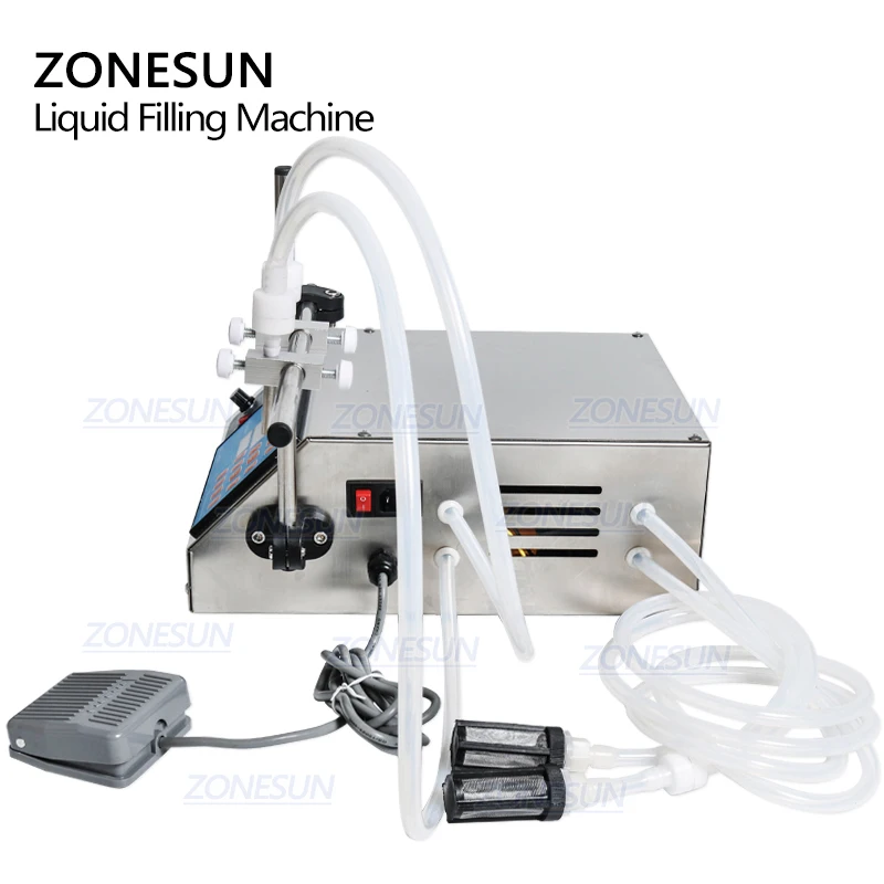 Электрический насос ZONESUN с цифровым управлением разливочная машина для жидкости