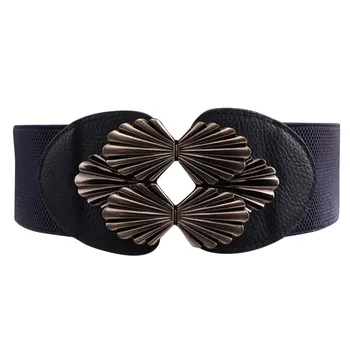 

Fashion PU Leather Belts for Women Metal Heart Buckle Corset female Belt Wedding Party Dress Decor Waistband Ladies Belts 105cm