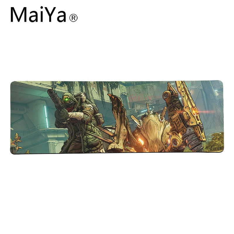 Lock Edge 30x80cm Maiya высокое качество borderland 3 прочный резиновый коврик для Мыши Pad большой коврик для мыши клавиатуры коврик - Цвет: Lock Edge 30x80cm