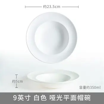 

Nordic Dinnerware White Dinner Plates Ceramic Serving Restaurant Plates Porcelain Assiette Porcelaine Dessert Plate EA60PZ