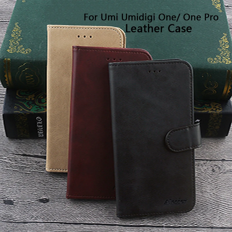 Alesser для UMI umidigi One PU кожаный чехол Противоскользящий с карманом карт + силиконовый