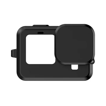 

Protective Shell With Silicone Lens Cover For Go pro Hero 9 Black Sports Camera B95C
