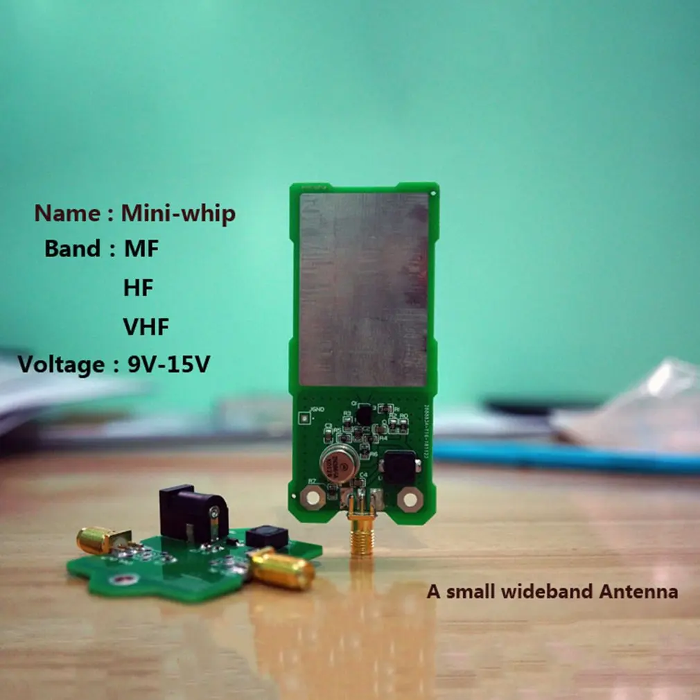 Мини-штыревая SDR антенна MiniWhip Коротковолновая активная антенна для рудного радио, трубчатого(транзисторного) радио, RTL-SDR приема