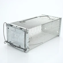 Стальной сетчатый ловушка для мыши Серебряный хомяк инструменты средство от крыс клетка мышей грызунов Борьба с вредителями домашняя корзина ловля приманки Snare