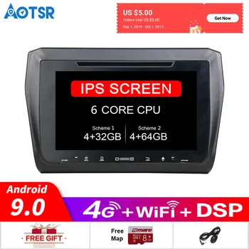 

Android 9.0 Car DVD Player GPS Navigation For Suzuki Swift 2017 2018 2019 Auto Radio Stereo Multimedia Player HeadUnit gps dsp