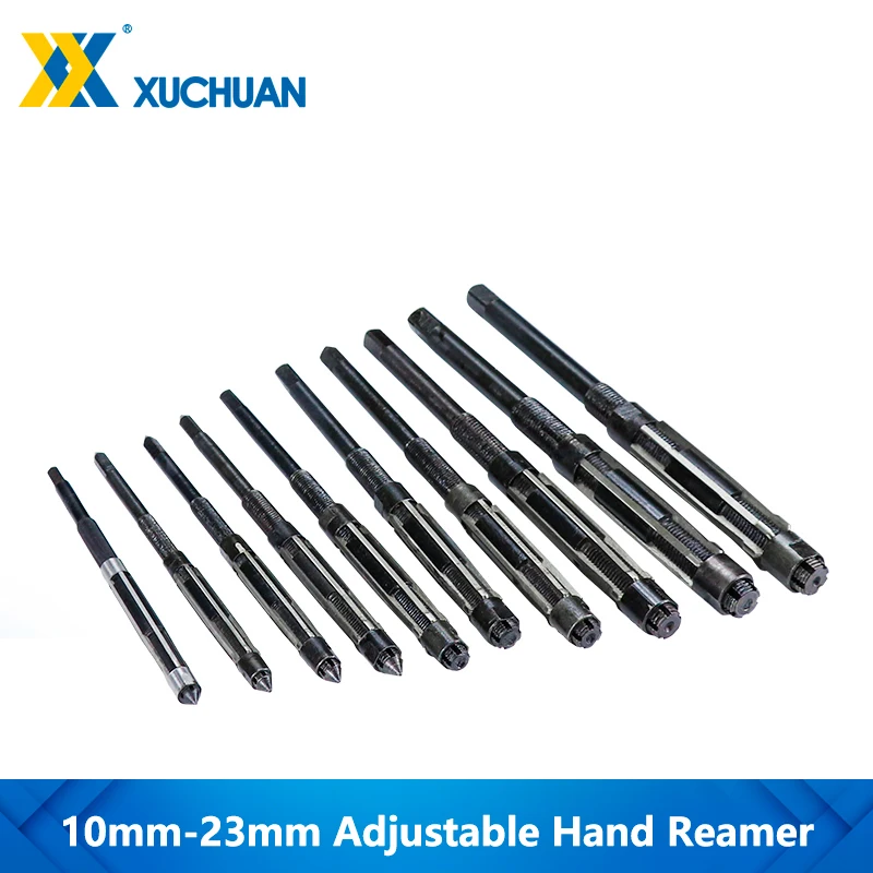 Chucking Reamer HSS Steel Adjustable Hand Reamer Machining Cutting Tools 10 10.75 11.75 12.75 13.75 15.25 17 19 21 23 26mm hand reamer hss reamer steel reamer tools