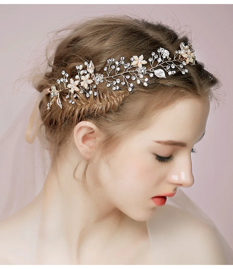

Bride Hair Band Marriage Hair Accessories Hair Band Accessories European Style Bride Accessories Studio Makeup Headdress