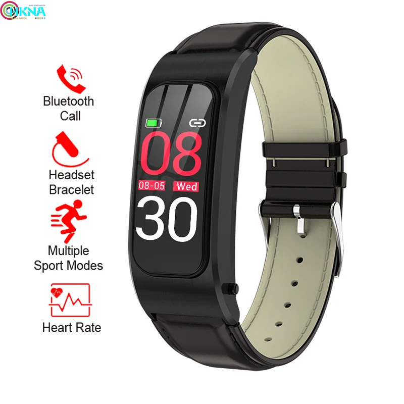 

Headset Smart Bracelet Support Bluetooth Call Heart Rate Fitness Tracker IP67 Waterproof Watches For Android iOS Xiaomi Iphone