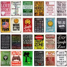 Dl-винтажный домашний декор папа гараж металлическая жестяная вывеска художественный Настенный декор забавные Юмористические подарки