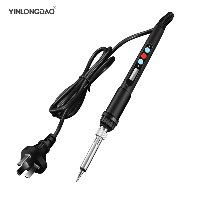 

60W Digital Electric Soldering Iron Kit Set Temperature Adjustable 220V 110V Welding Tool Ceramic Heater Soldering Tips