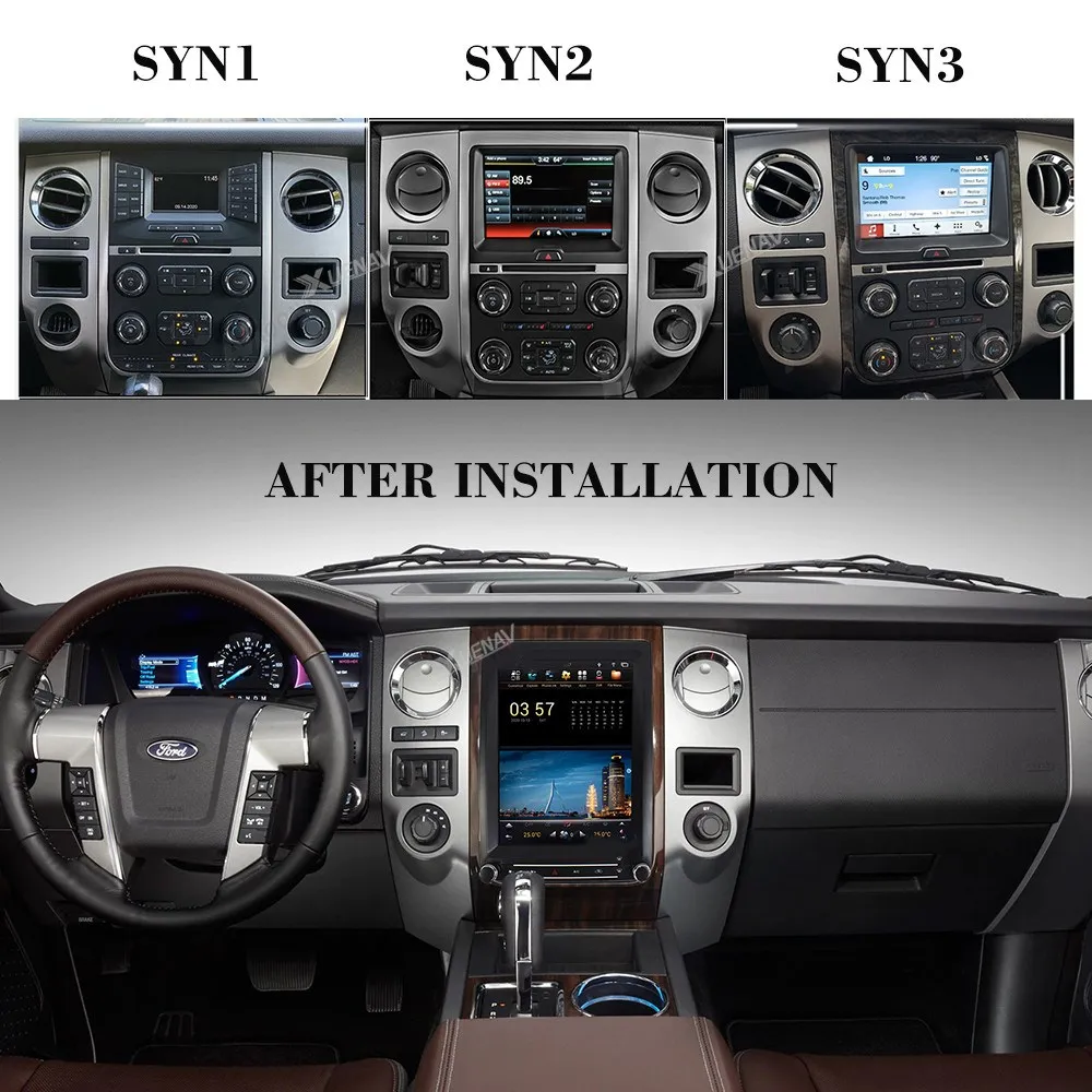 

12.1 Inch Dual system car dvd radio video for ford Car radio player for ford expedition 2013-2016 multimedia autoradio player
