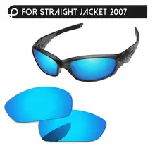 Papaviva Ice Blue зеркальные поляризованные Сменные линзы для прямой куртки 2007 солнцезащитные очки в оправе UVA и UVB Защита