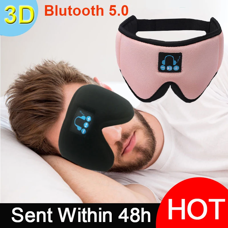 Headset Call Eye-Mask Sleep-Artifact Music V5.0 Wireless Bluetooth Breathable New Manufacturers