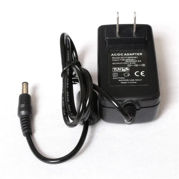 Импульсный адаптер источник питания US 110-240V AC/DC 12V 2A 24W светодиодные ленты transforme адаптер освещение Настенный с вилкой US