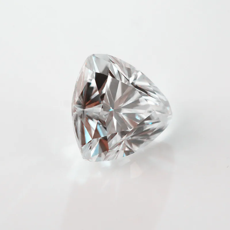 Оптовая цена 0 1 карат 3 мм D Цвет триллион Лаборатория Grown Moissanite Тест Положительный