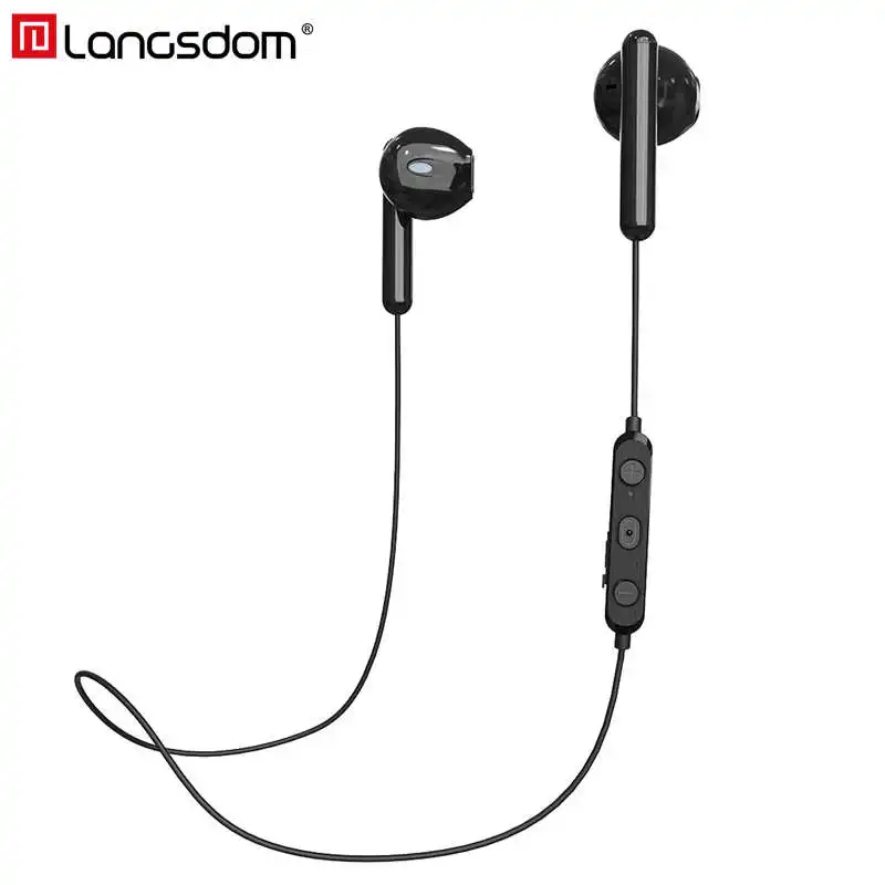 

Langsdom E7 Sports Wireless Earphones Half In-ear Stereo Bluetooth Headset Earbuds With Mic fone de ouvido bluetooth for Phone