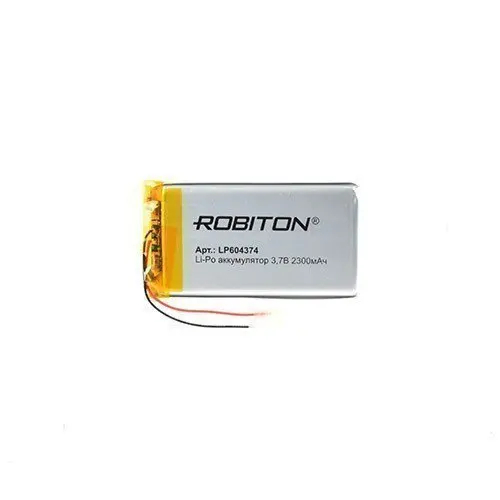 Аккумуляторная батарея ROBITON LP604374 3.7В 2300мАч PK1 | Электроника