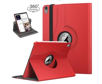 

360 Degree Rotating Leather Smart Cover Case for Apple iPad Pro 11 2018 A2013 A1980 A1979 A1934 Smart Awake Sleep Coque Funda