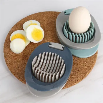 

1PC PP Multifuctional Egg Slicers Molds Creative Eggs Dividers Manual Slicing Egg Cutter Moulds Household Kitchen Egg Tools