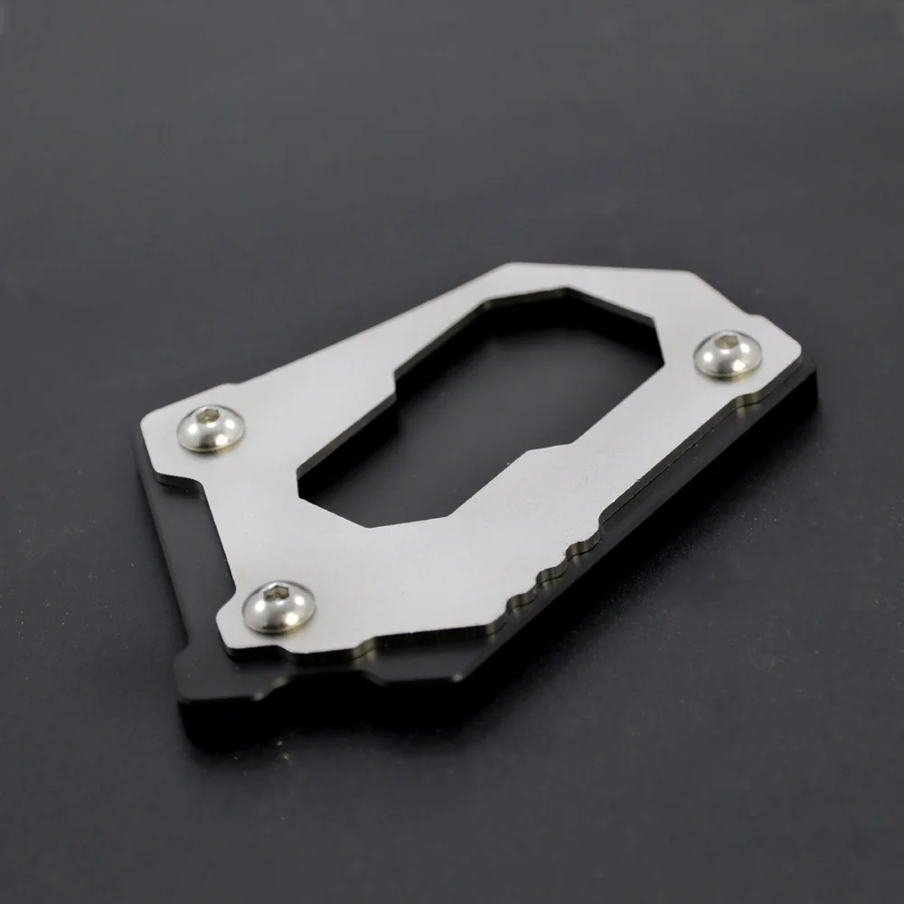 

F750 F850 CNC Billet Aluminum Kickstand Foot Plate Side Stand Extension Pad Enlarge Extension for BMW F750GS F750 GS F850GS 2018