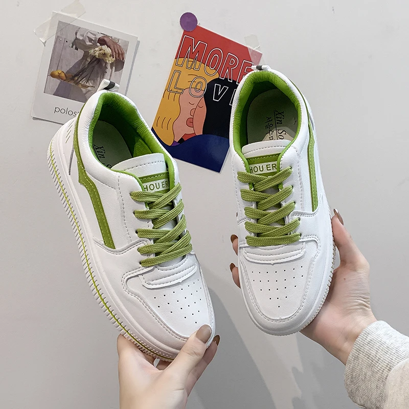 

Lace-up Breathable Casual Platform Shoes Non-slip Flats For Lady walking Shoes New Women's Sneakers Women Athletic Shoes U26-37