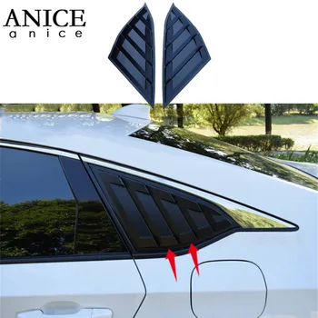 

2pc matte Rear Quarter Panel Window Side Louvers Vent trim fit for Honda Accord 2018 ABS