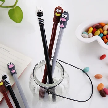 

1pc Hippo Animal Series 0.5MM Gel Pen Black Ink Pen for Writing Students School Office Supplies