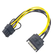 Câble d'alimentation SATA à 8 broches, résistant aux rayures, incassable et Durable, pour ordinateur 
