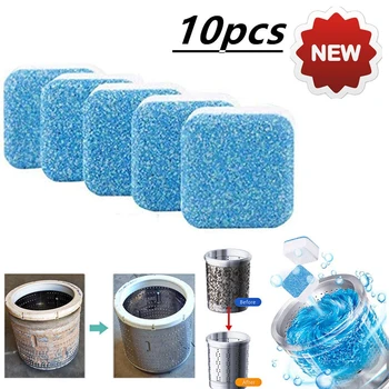 

1/5/10Pcs Antibacterial Washing Machine Cleaner Washer Cleaning Detergent Effervescent Tablet Washing Machine Home Cleaning tool