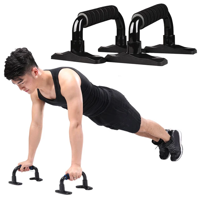 US $9.94 Home Gym Muscle Training Body Building Equipment Push Up Stands Ishaped Foam Handle Fitness Exerci