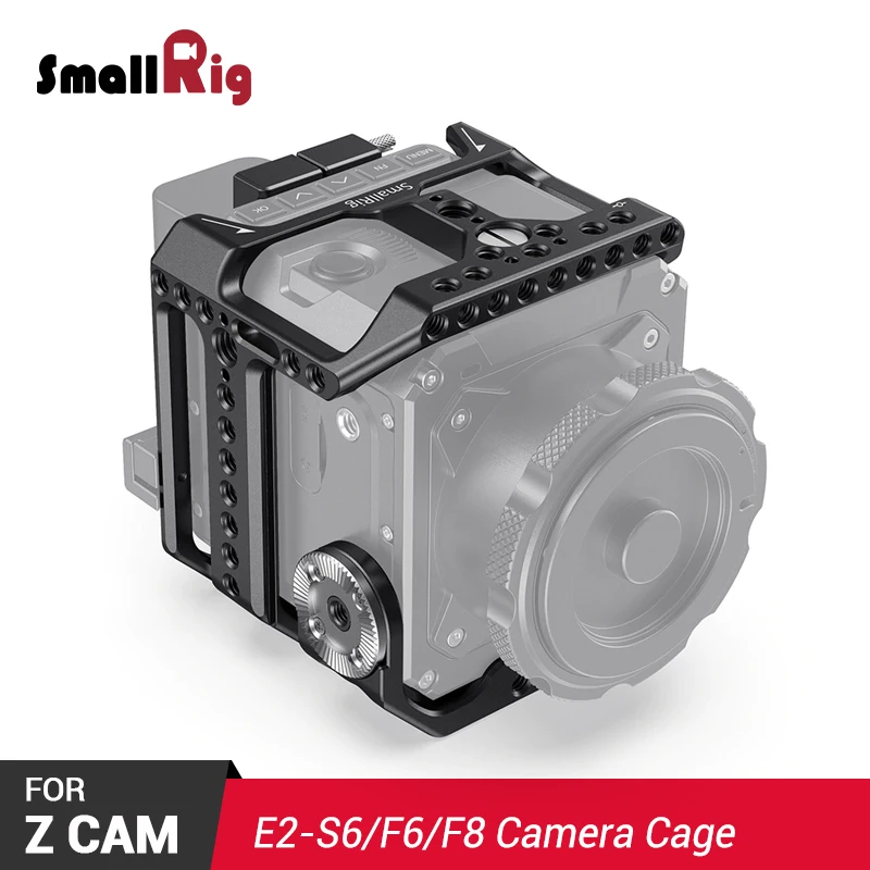 

SmallRig S6 Camera Cage for Z CAM E2-S6 / F6 / F8 Z CAM Cage w/ Nato Rail Arri Rosette for DIY Accessories Attachment 2423