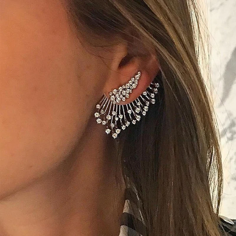 Stunning Zircon Crystal Set of Earrings Fashion Jewellery Ladies Fashion 