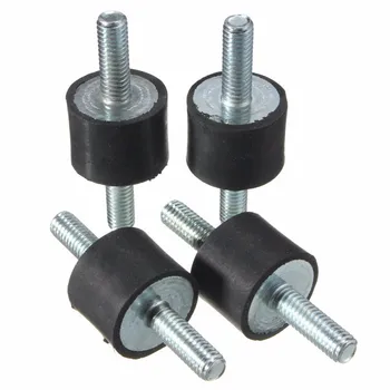 

4pcs M6 Universal Car Anti Vibration Rubber Mounts Shock Damper for Air Compressors Pump Auto Replacement Parts
