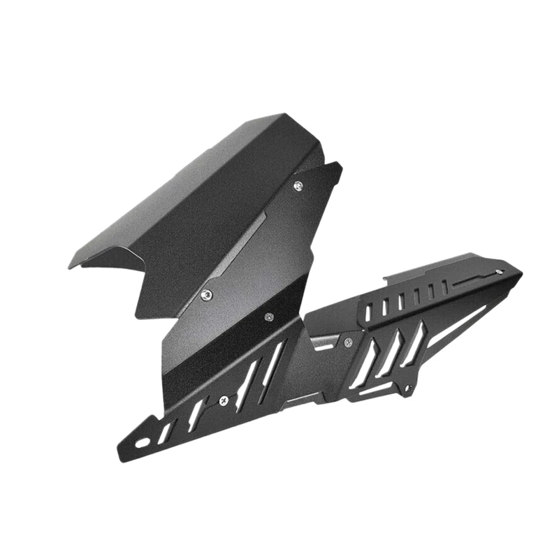 

Motorcycle Aluminum Rear Mudguard & Chain Guard Cover Kit for Yamaha Yzf-R25 2013-2018 Mt-03 Mt-25 Yzf-R3 2015-2018(Black)