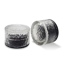 Перекрестная граница для нового стиля солнечных круглых стеклянных панели со светодиодными светильниками свет наружная Водонепроницаемая лужайка во дворе лампа подземная лампа