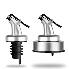 FEIGOLO вино оливковое масло Pourer Диспенсер со стеклянным носиком бутылка Pourer металл+ PC крышка Носик Пробка рот диспенсер бармен FNS45