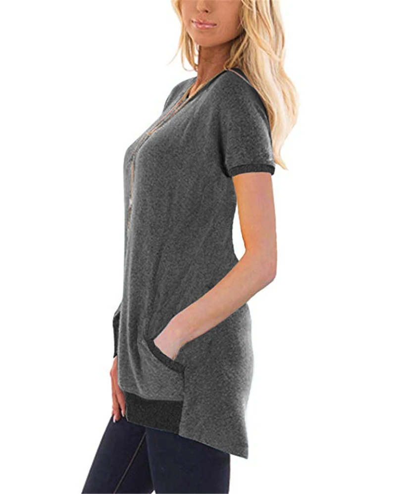 Spring Summer Casual Women Shirts 2020 New Fashion Short Sleeve Plus Size Women Tshirt Leisure Ladies Tops Tees Female Clothes (10)