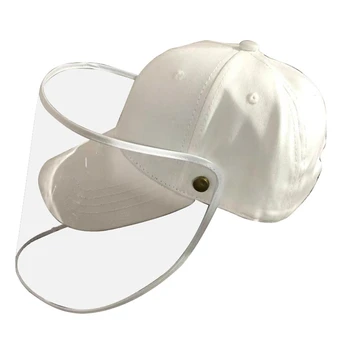 

New Anti-Virus Safety Hat Kids Adults Anti Fog Dust Splash-proof Hat Work Face Protection Cap Adjustable Baseball Cap