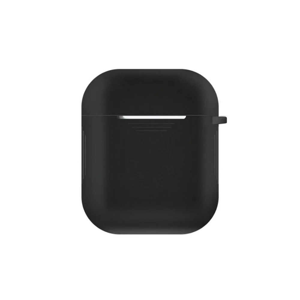GJBlack Snorlax Bluetooth чехол для наушников для Apple Airpods 1 2 чехол Беспроводная гарнитура коробка для хранения сумка для Airpods силиконовый защитный чехол - Цвет: GJBlack