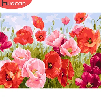 

HUACAN 5D Diamond Painting Full Drill Flowers Sale Embroidery Cross Stitch Scenery New Arrival Home Decorations