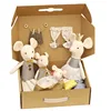 Plush dolls Stuffed Animal Cartoon Kids Toys for Girls Baby Birthday Christmas Gift mouse family dollhouse ► Photo 3/6