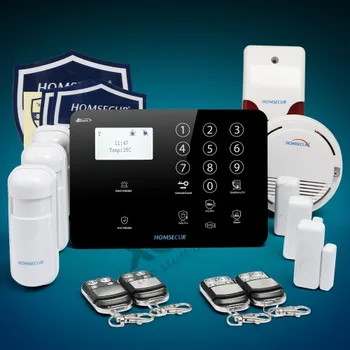 

HOMSECUR Wireless&wired 4G/GSM SMS Autodial Burglar Alarm System+IOS/Android APP AU Delivery