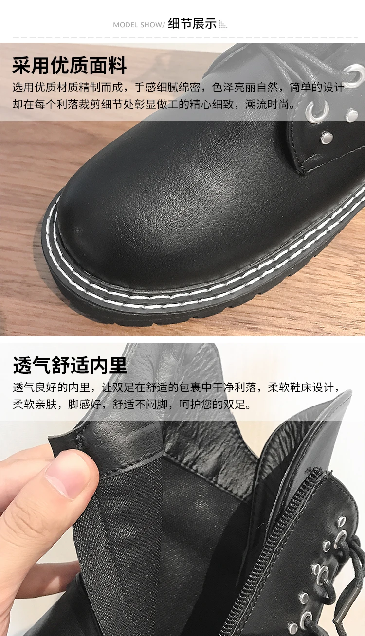 Черные Ботинки martin с перекрестной шнуровкой bottes femme женские мотоциклетные ботинки на толстом каблуке до середины икры, 2 стиля, металлические сапоги