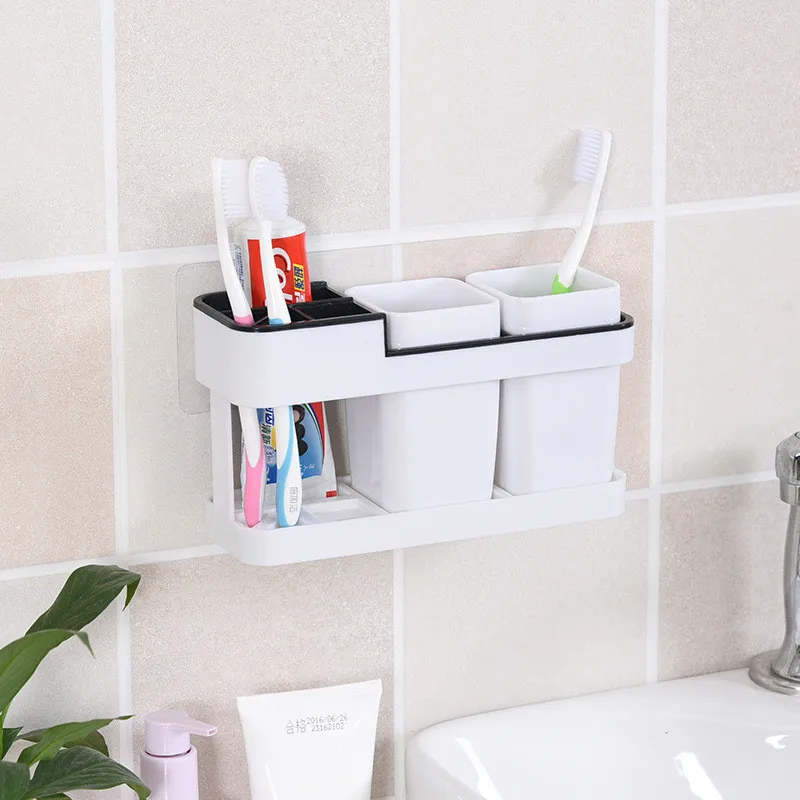 Electric Toothbrush Holder Stand Set Shelf Bathroom Toothpaste Storage Rack kitchen organizer